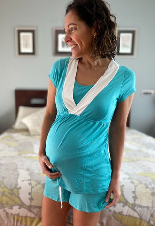 Pijama Maternal y Lactancia Lily Calipso