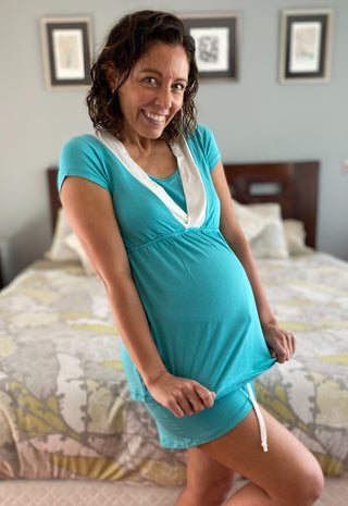 Pijama Maternal y Lactancia Lily Calipso