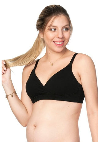 Sosten de Lactancia BUp Algodón Peruano Negro