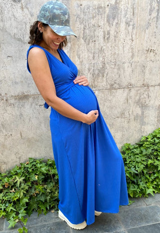 Vestido Maternal y Lactancia Daniela Azulino