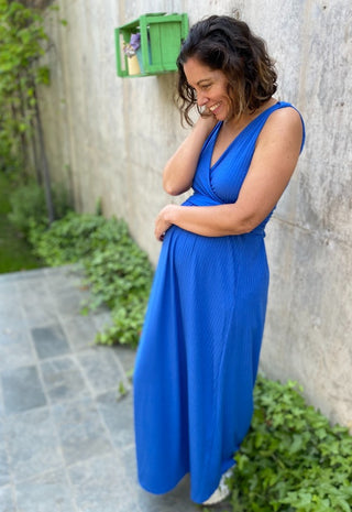 Vestido Maternal y Lactancia Daniela Azulino