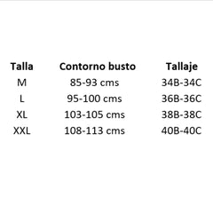 Sosten deportivo en V Supermom Negro